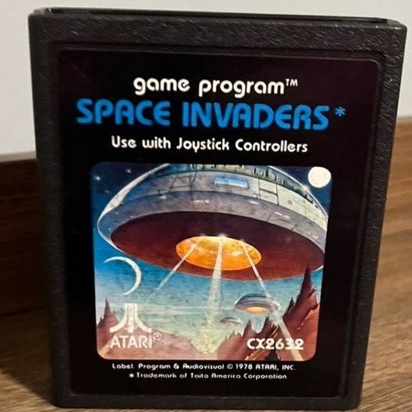 VINTAGE Atari Space Invaders Game CX2632 - Picture 3 of 6